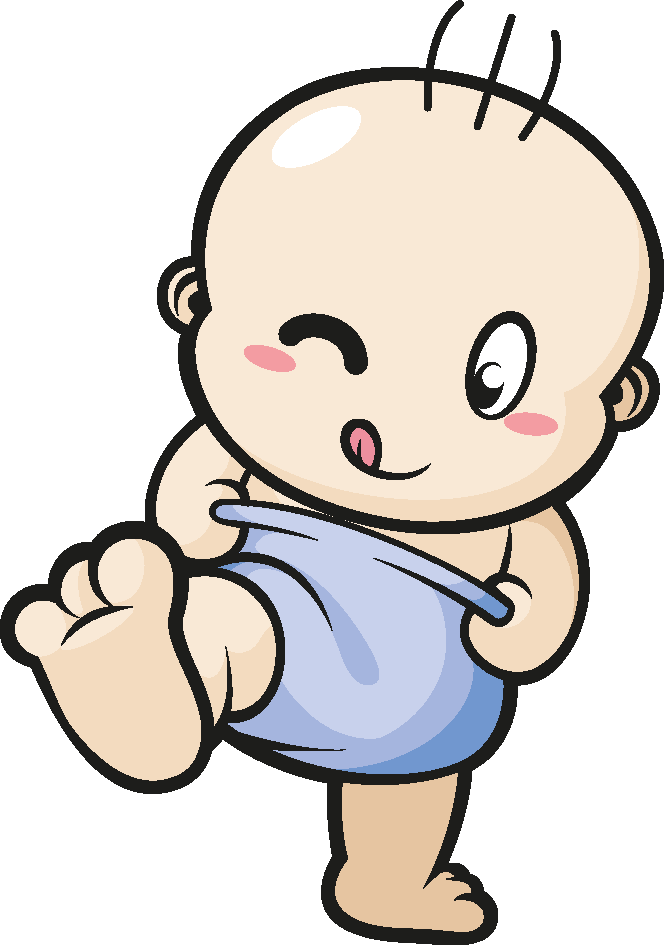 Baby Cartoon Characters [eps File] - Baby Vector (664x945)