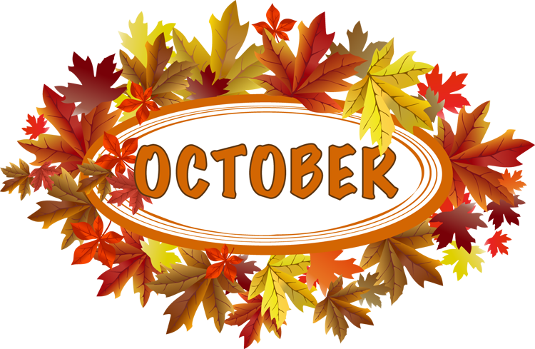 October Birthday Clipart Many Interesting Cliparts - October Clipart (750x489)
