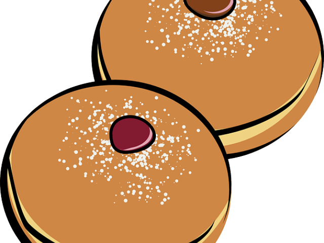 Doughnut Clipart Free Public Domain - Pączek Clipart (640x480)