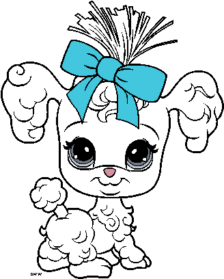 Pet Shop - Littlest Pet Shop Para Colorear (350x426)