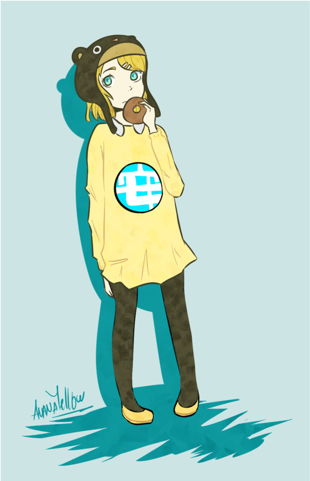 Rinchuu- Donut Hole By Thabatha1 - Illustration (784x1019)