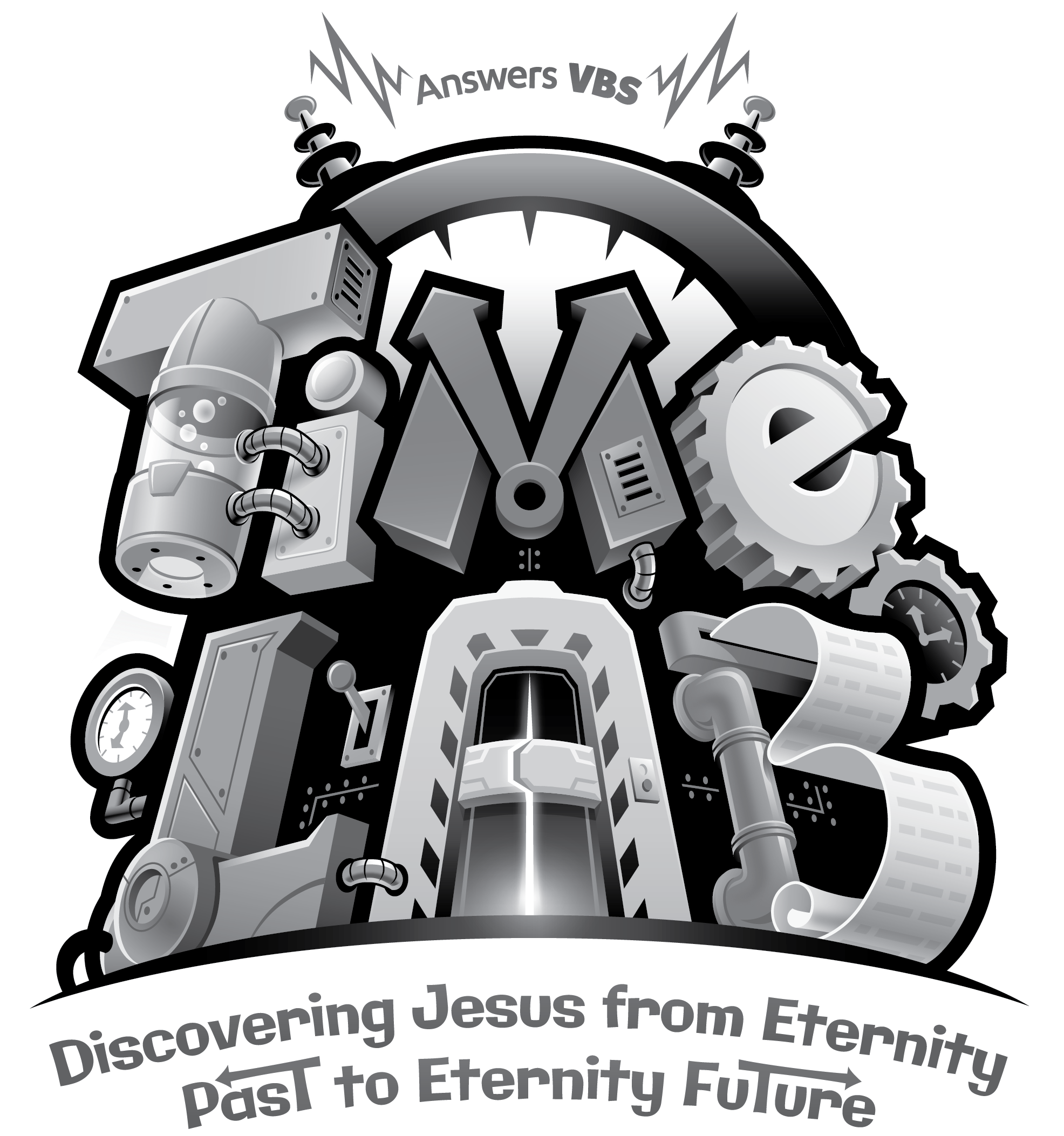 Vbs U003e Vbs 2018 Themes U003e Time Lab Vbs 2018 U003e - Answer Vbs Time Lab (2401x2400)