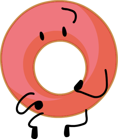 Donut Ef777e - Bfb Donut Png (407x480)