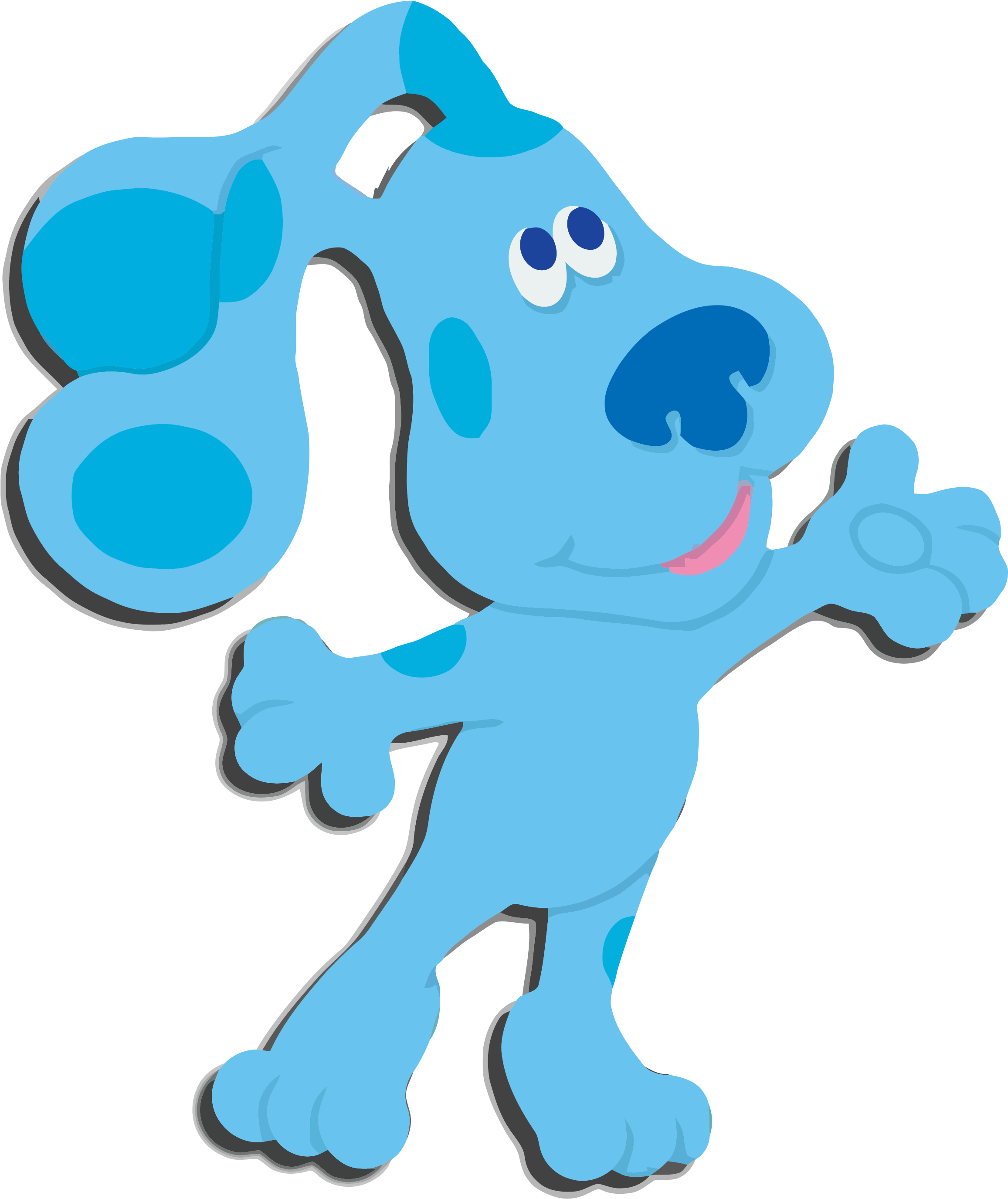 Blue - Blues Clues Png (2479x2750)
