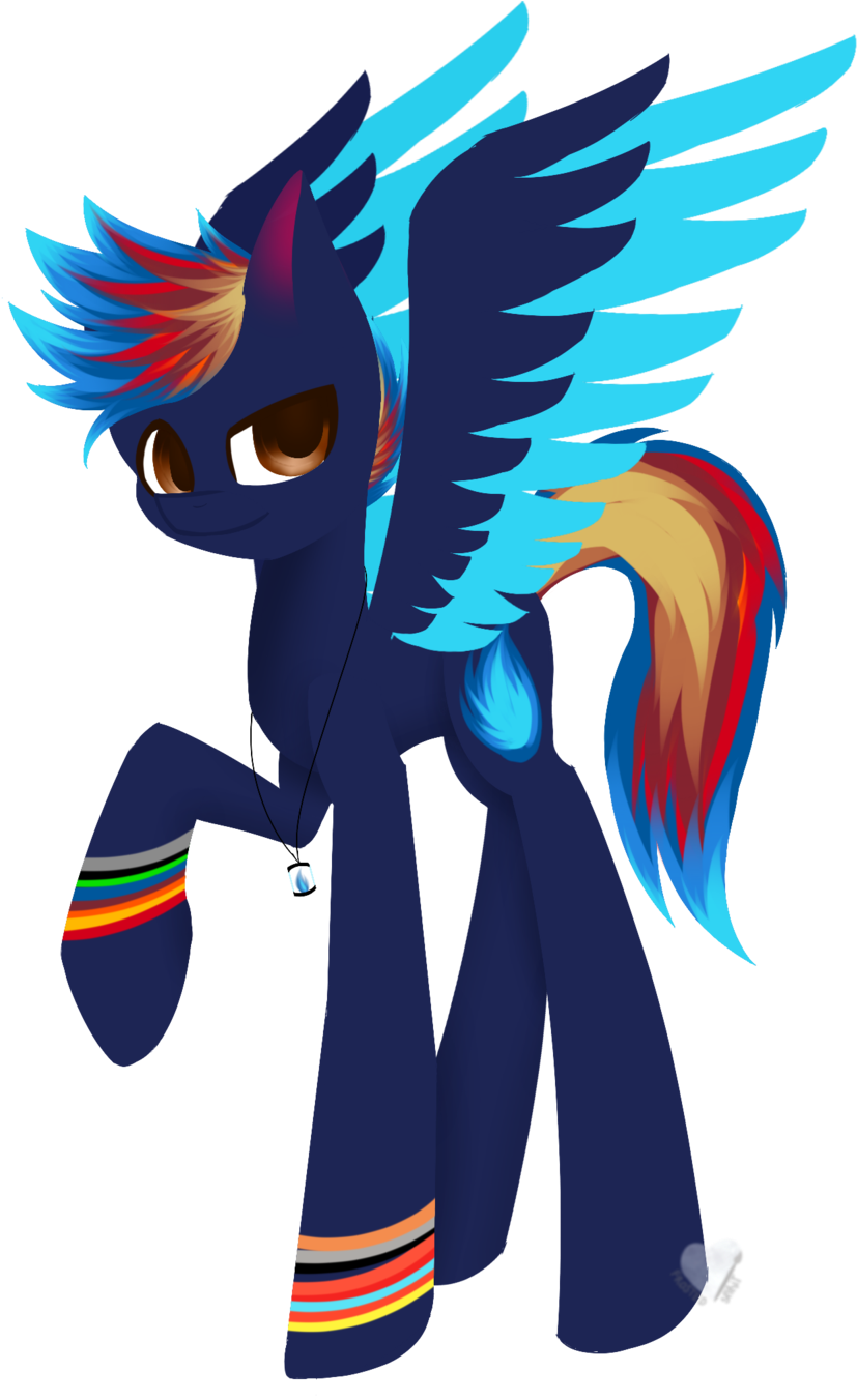 Blue Flame By Frostedspirit - Cartoon (1024x1365)