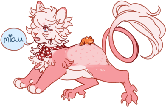 Cat Bird Frogunicorn By Aleskay - Illustration (600x374)