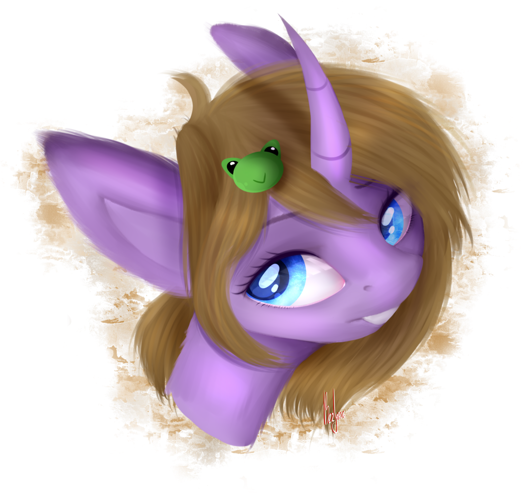 Beshely, Bust, Curved Horn, Frog, Oc, Oc - Beshely, Bust, Curved Horn, Frog, Oc, Oc (1114x1024)