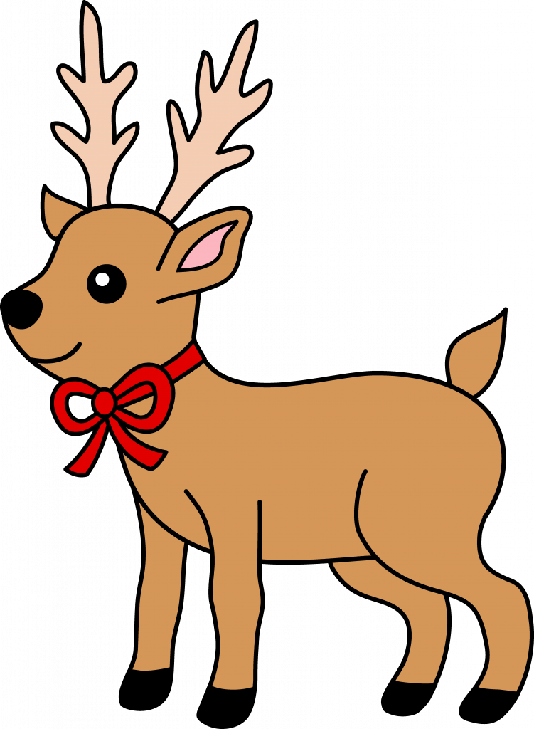 Perspective Pictures Of Raindeer Christmas Reindeer - Rudolph The Red Nosed Reindeer Clipart (751x1024)