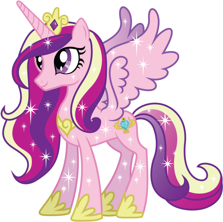 Crystal Pony Cadance By Hi52utoday Deviantart Com On - Prenses Cadance My Little Pony (900x900)