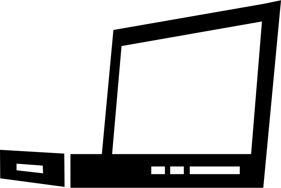 Laptop In Side View Perspective Comments - Laptop Icon Side View (980x656)