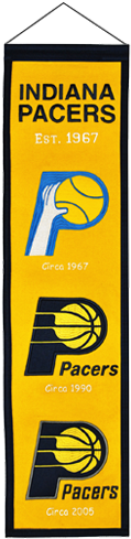 Pacers Logo - Winning Streak Indiana Pacers Nba Heritage Banner (8x32) (500x500)