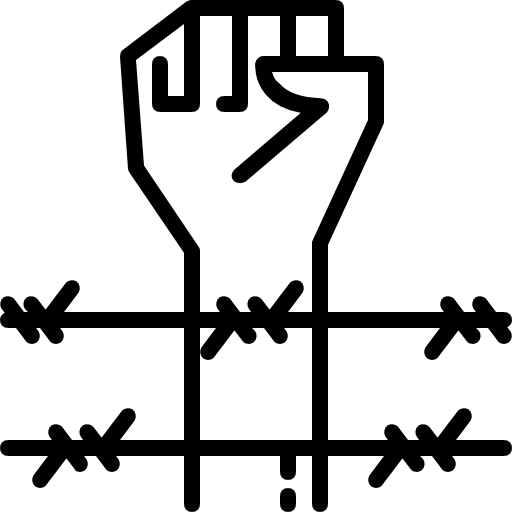 Barbed Wire Free Icon - Human Rights Icon (512x512)