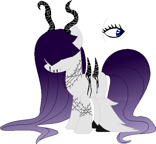 Thorns And Barb Wire Pony Adopt Ota - Illustration (532x516)