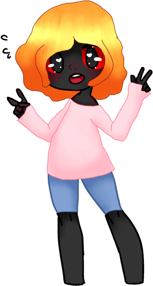 Blackblood Is A Cutie By Princess Of Zombies - Cartoon (792x1009)