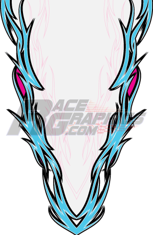 Barbed Wire Pink Vinyl Wrap - Barbed Wire Pink Vinyl Wrap (300x462)