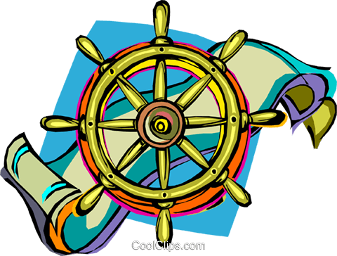 Captain's Wheel, Ship Royalty Free Vector Clip Art - Circle (480x364)