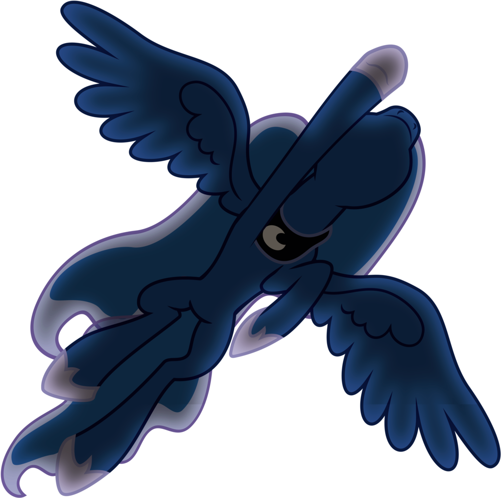 Absurd Res, Artist - Mlp Nightmare Moon Flying (1033x1024)