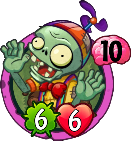 Trickster - Pvz Heroes Regifting Zombie (423x456)