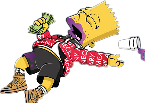 Cartoon Girl Images - Bart Simpson Trap Png (476x337)