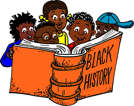 Black History Month Photos Clip Art Black Kids W History - Black History Children (512x404)