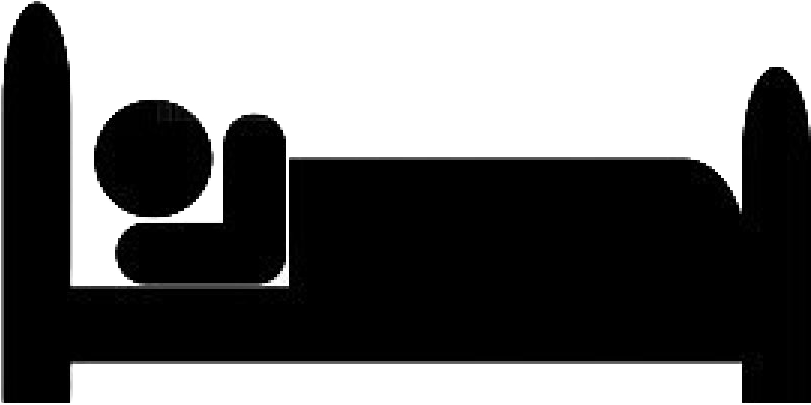 Bed Icon Png - Bed Silhouette (1200x1098)