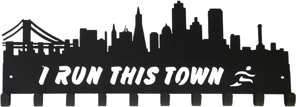 San Francisco Skyline "i Run This Town" - San Francisco Skyline Silhouette (1000x400)