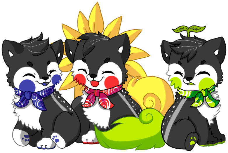 Sushi Dog Commission 2 By Hikariviny - Cartoon (808x582)