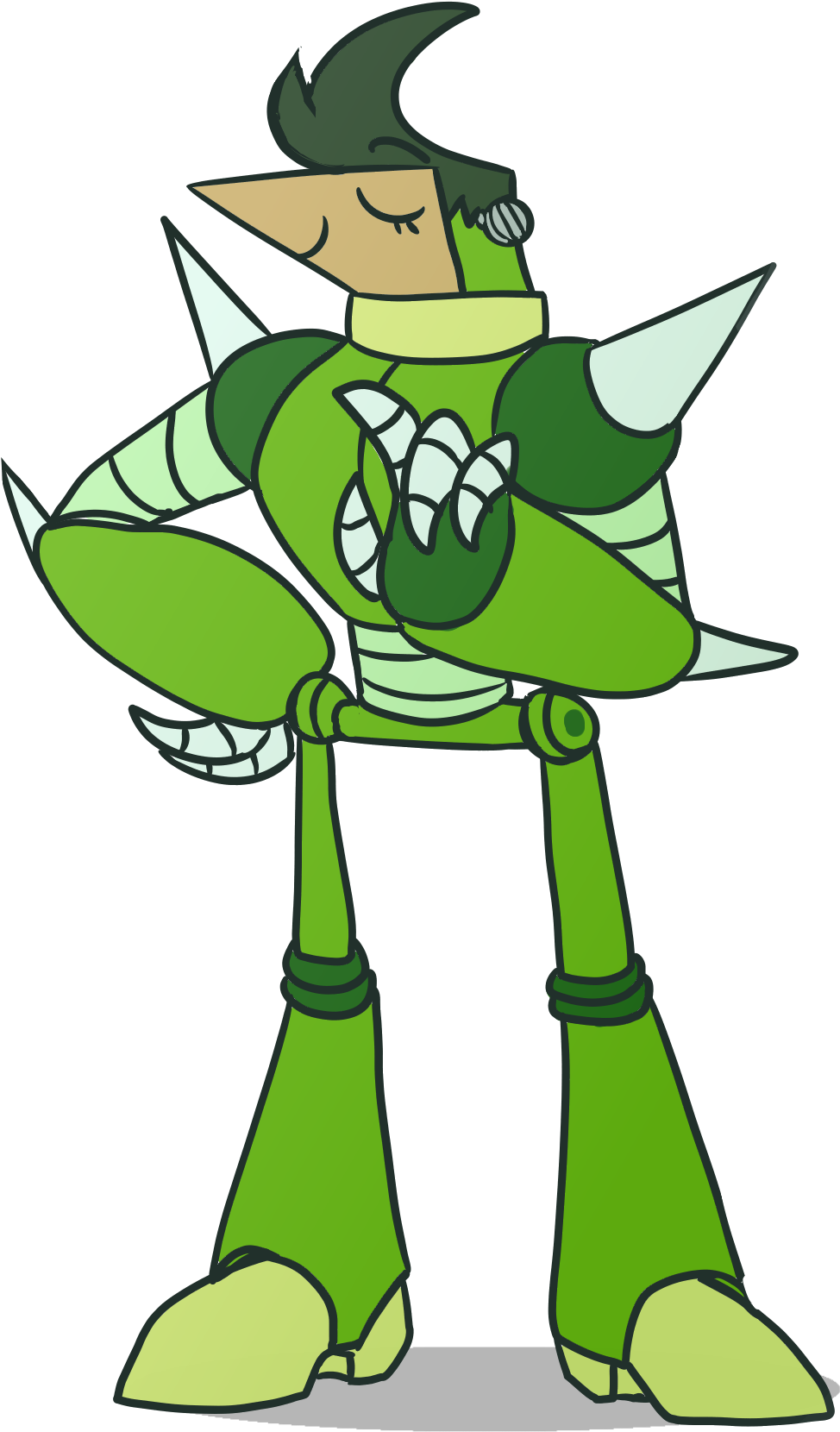 My Art Ok Ko Let's Be Heroes Ok Ko Lord Boxman Ok Ko - Enid (1200x1700)