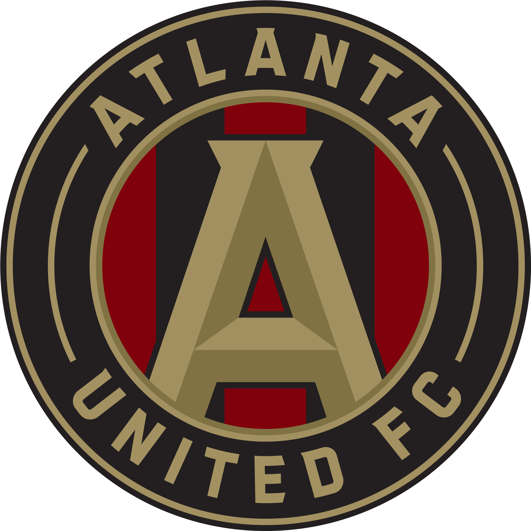 Atlanta United Fc Logo Transparent - Atlanta United Logo Png (2400x2400)