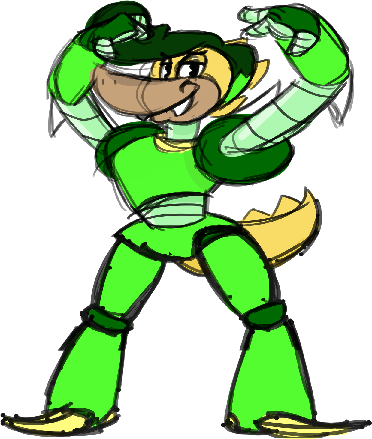 Au Toon Au Croc Crocodile Ttr Toontown Toonblr Toonblr - Cartoon (1280x1463)