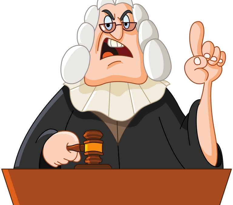 I Missed My Court Date - Judge Clipart Png (768x675)