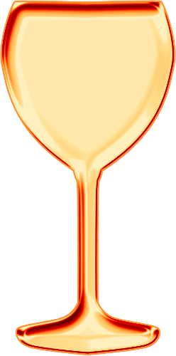Goblet Orange Png Clipart By Clipartcotttage - Goblet Orange Png Clipart By Clipartcotttage (248x500)
