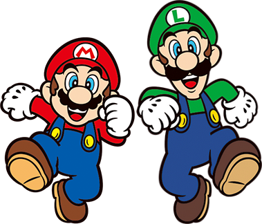 Mario And Luigi 2d Render By Banjo2015 - Super Mario Bros 2d (379x324)