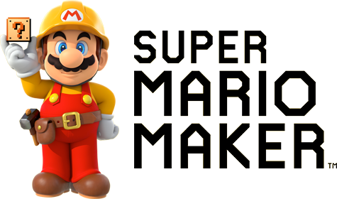 Super Mario Maker - Super Mario Maker Logo Png (475x280)