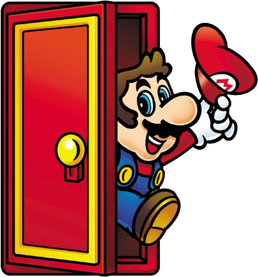 Mario Artwork - Super Mario Bros 2 Mario (558x600)