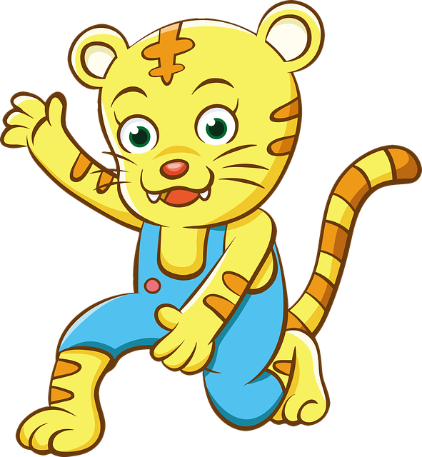 Animal, Anthropomorphic, Cartoon, Character, Cheetah - Anthropomorphic Animals In Cartoon (591x640)