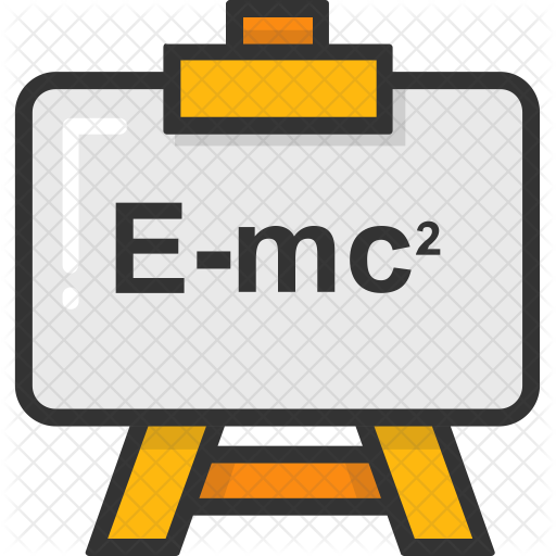 Einstein Law Icon - Physics (512x512)