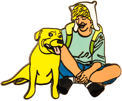 Adventure Real Time Hat Pin - Illustration (480x480)