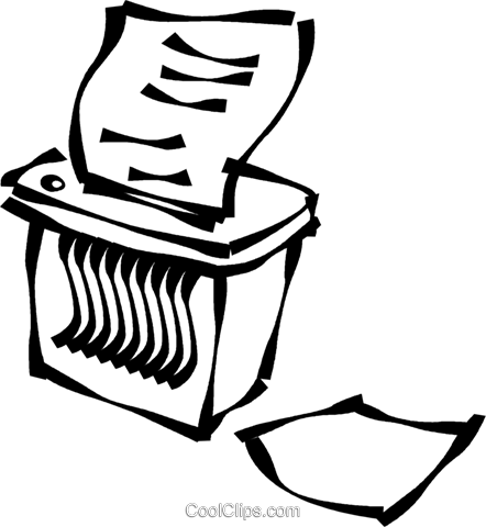 Paper Shredding Machine - Draw A Paper Shredder (442x480)
