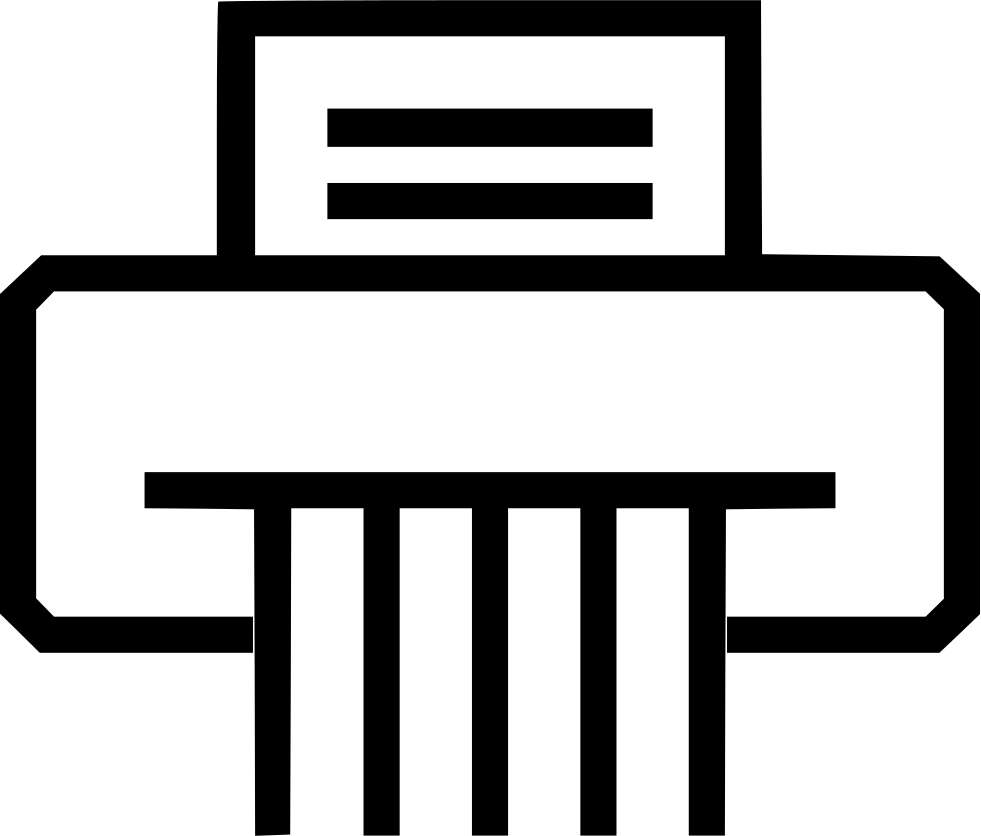 Shredder Document Delete Paper Comments - Paper Shredder (981x836)