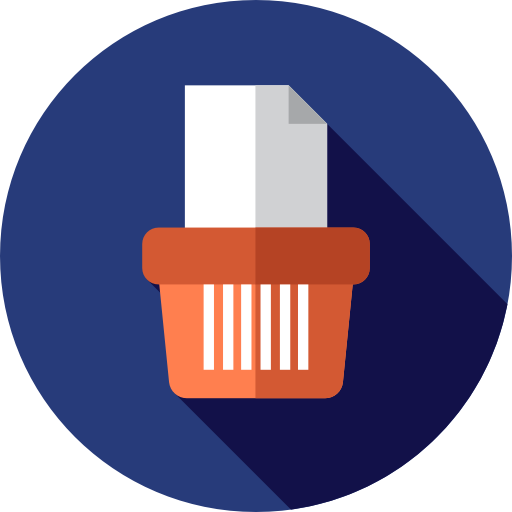 Paper Shredder Free Icon - Gmail Icon Png Circle (512x512)
