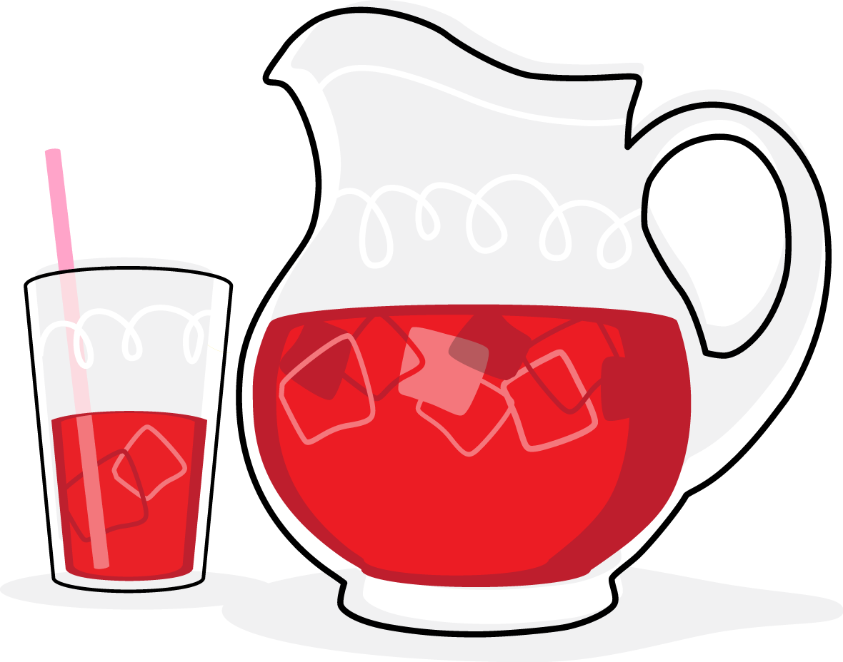Pitcher Cliparts - Red Kool Aid Clip Art (1180x928)