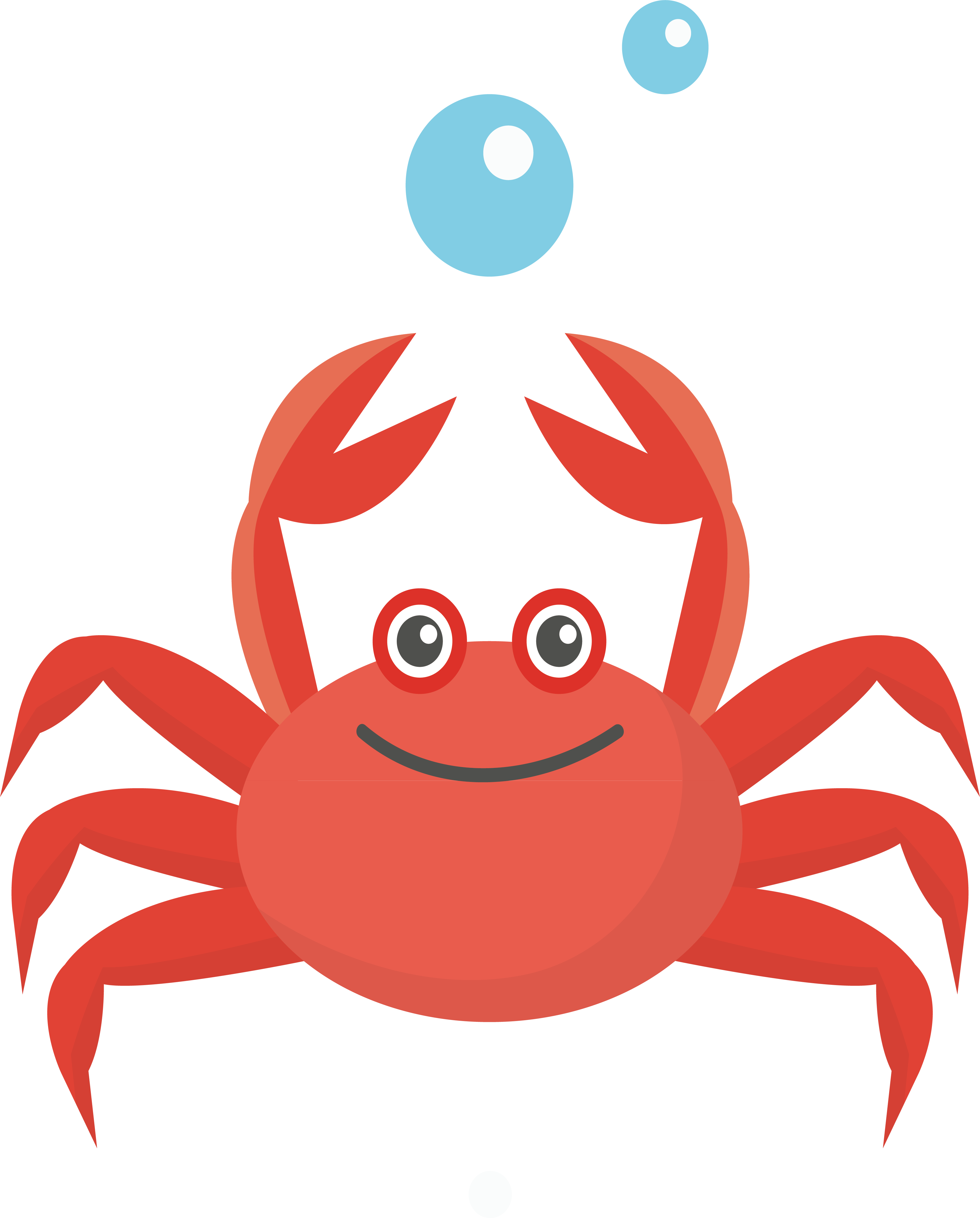 Crab Cartoon Drawing Illustration - Cartoon Crab Vectors (3626x4508)