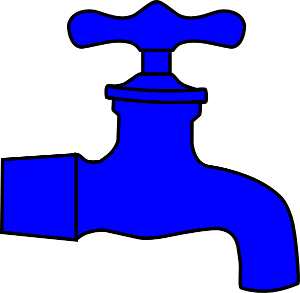 Faucet Silhouette (600x585)