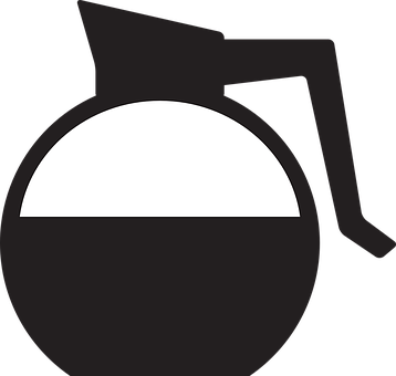 Carafe, Coffee, Diner, Drip, Kitchen - Coffee Pot Clip Art (358x340)