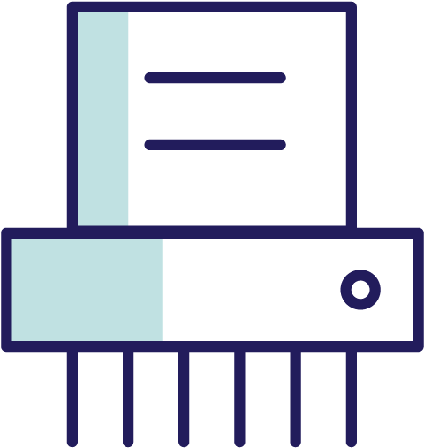 Paper Shredding Icon Rci - Parallel (600x654)