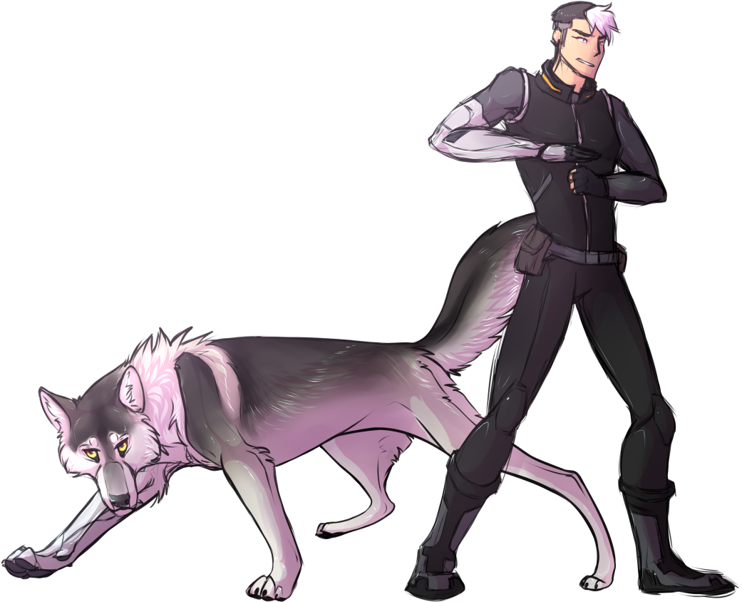 Shiro And His Daemon Chei For My Voltron Daemon Au - Voltron Daemon Au (1280x960)
