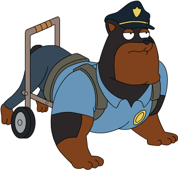 Joeswanson Policedog - Dog Catches Something (357x342)