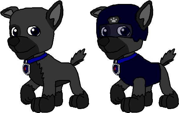 Scamp The Police Pup By Wolf Prince Leon - Gray Wolf (595x377)