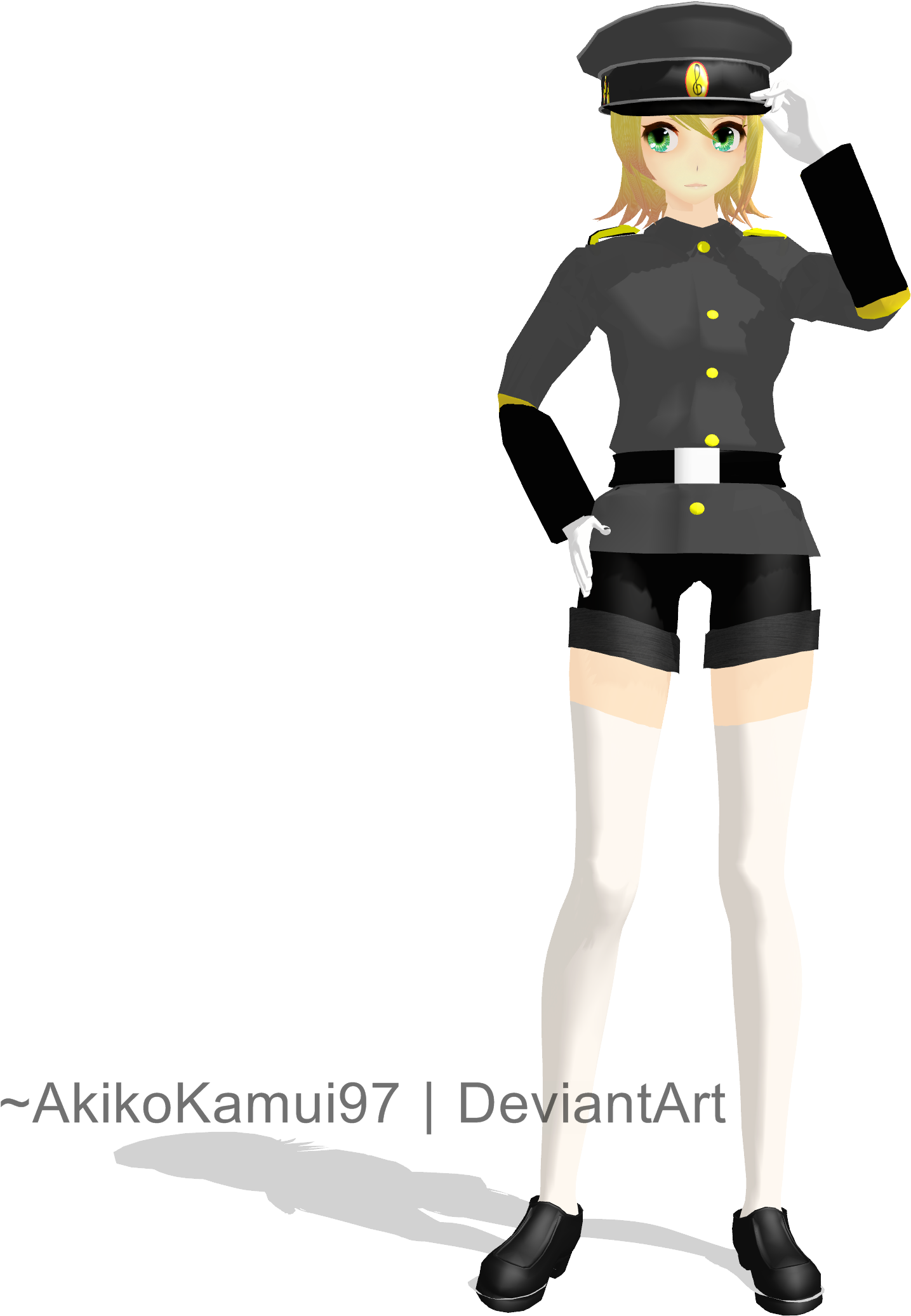 Tda Rin As Police Download Link By Akikokamui97 - Police (3000x3000)